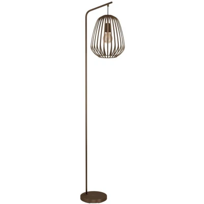 Afbeelding van EGLO Espinal Vloerlamp E27 H 170 cm Brons Staal