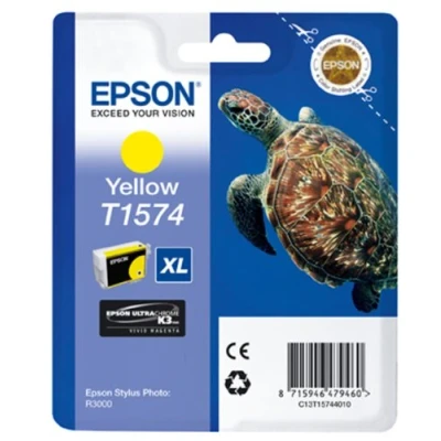 Afbeelding van Epson T1574 (C13T157440) Inktcartridge Geel