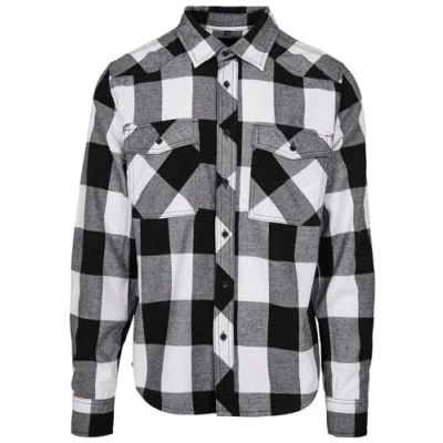 Afbeelding van Urban Classics Overhemd M Check Zwart/Wit