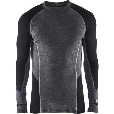 Afbeelding van Blaklader Onderhemd 100% Merino WARM 4897 1732 Medium Grijs/Zwart