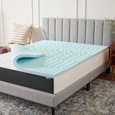 Afbeelding van LUCID Topper van 5 cm met zones traagschuim