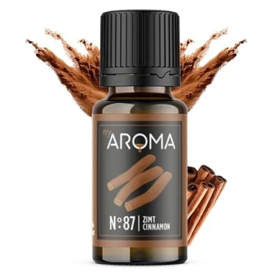 Afbeelding van myAROMA, nr. 87 (kaneel, 10 ml), zuiver natuurlijk aroma, smaakdruppels voor water en cocktails, levensmiddelaroma koken bakken, suikervrij