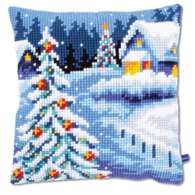 Afbeelding van Vervaco kruissteekkussen Winterlandschap 0154633