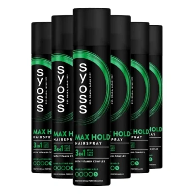 Afbeelding van Syoss Max Hold Haarspray 12x75 ml Voordeelverpakking