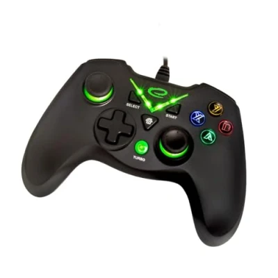 Afbeelding van Gaming afstandsbediending Esperanza Pirate EGG114K USB 2.0 Zwart Groen Microsoft Xbox One PC Xbox...