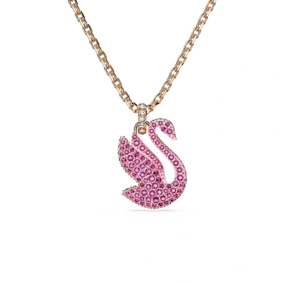 Afbeelding van Swarovski 5647552 Iconic Swan Rosekleur Ketting