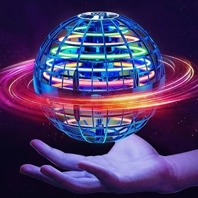 Afbeelding van Ivtivfu vliegende bal (blauw) games hover ufo spinner magische boemerang vliegend speelgoed kinderen cadeau 6 7 8 9 10 12 jaar