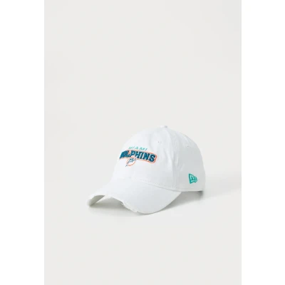 Afbeelding van New Era Washed Distress NFL 9TWENTY Unisex Pet, Maat: One Size, White