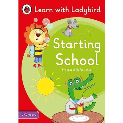 Afbeelding van Starting School: A Learn with Ladybird Activity Book: Ideal for home learning (EYFS)