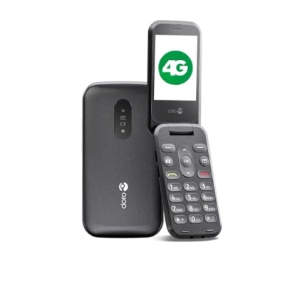 Afbeelding van Doro 2800 4G ontgrendelde klaptelefoon voor senioren grote sprekende toetsen Hulpknop Basic mobiele telefoon zonder internet