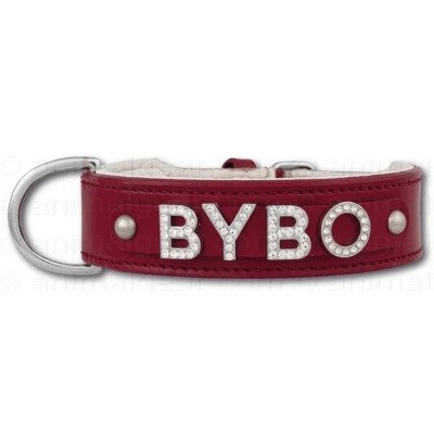 Afbeelding van Doxtasy Hondenhalsband met naam Large Red