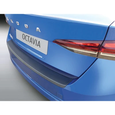 Afbeelding van RGM ABS Achterbumper beschermlijst passend voor Skoda Octavia IV HB 5 deurs 2020 Zwart