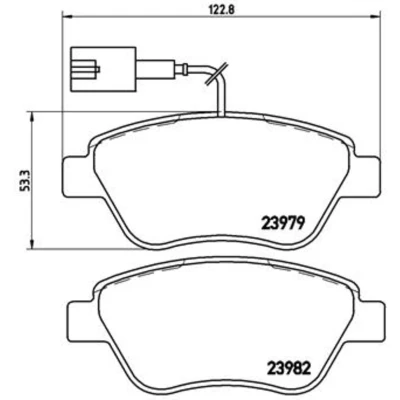 Afbeelding van Brembo Remblokset P 23 108