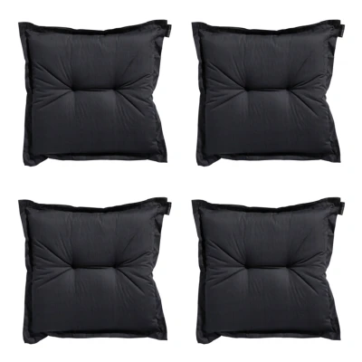 Afbeelding van Madison Zitkussen Universeel Basic Black 50x50 Antraciet 4 Stuks