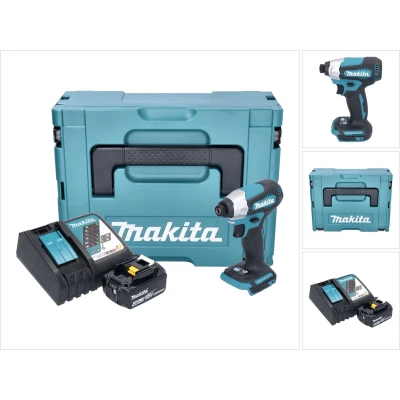 Afbeelding van Makita DTD 157 RM1J accu slagmoersleutel 18 V 140 Nm 1/4&quot; borstelloos + 1x oplaadbare 4.0 Ah lader Makpac