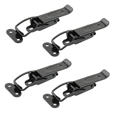 Afbeelding van 4 stuks SOTECH spansluiting Catch #22, zwart, tafelverbinder incl. sluithaak