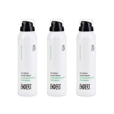 Afbeelding van Endees So Fresh Shoe Deodorant Spray (3 x 150 ml) BoV technologie voor langdurig gebruik van aerosole schoengeurneutralisator grapefruitgeur sport en dagelijks 3 stuks set