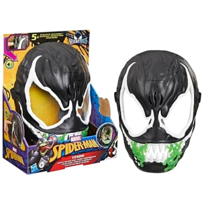 Afbeelding van Marvel Spider Man VenomVersus Venom glow in the dark masker, superheldspeelgoed