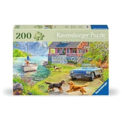 Afbeelding van Ravensburger Puzzel 12001370 Zomerhuis aan het meer voor ouderen en senioren, met 200 (200 onderdelen)