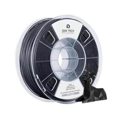 Afbeelding van QIDI TECH PETG Tough 3D Printer Filament, Taaiheid Filament 1.75mm, Printing 1kg Spoel (2.2lbs), Geschikt Voor High Speed Printing, de meeste FDM Printer, Zwart