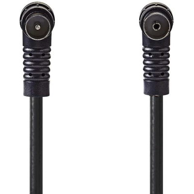 Afbeelding van Coax kabel Nedis 3 meter (Digitaal, Haaks, 120 dB, Zwart)