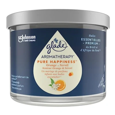 Afbeelding van Glade Aromatherapy Geurkaars Pure Happiness 260 gr