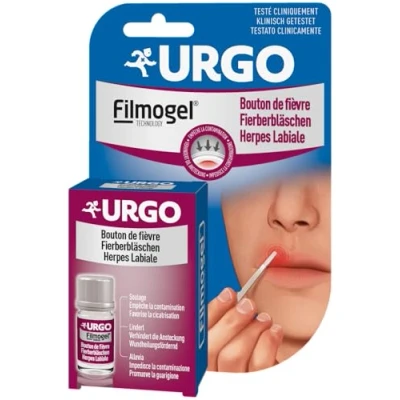 Afbeelding van Urgo Fimogel van Koortslip: lipherpes vormt een isolerende beschermende film voorkomt besmetting klinisch getest vanaf 6 jaar 3 ml