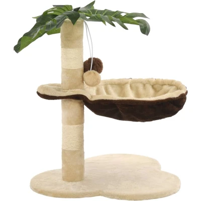 Afbeelding van vidaXL Kattenkrabpaal met sisal krabpaal 50 cm beige en bruin