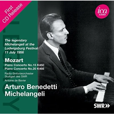 Afbeelding van Arturo Benedetti Michelangeli, Radio Sinfonieorcheter Stuttgart Des SWR, Antoine De Bavier Mozart: Piano Concerto Nos.15 &amp; 20 (CD)