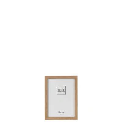 Afbeelding van J line Basic fotokader hout naturel S 20161