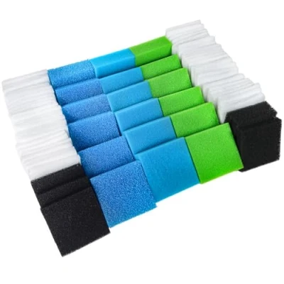 Afbeelding van LTWHOME Compatibele Filterpatronen Set Geschikt voor Juwel Standard/BioFlow 6.0 Aquariumfilter (74 Stuks)