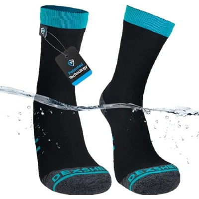 Afbeelding van DexShell Drirelease Drifil Running Lite Unisex waterdichte ademende sokken, Blauw, M