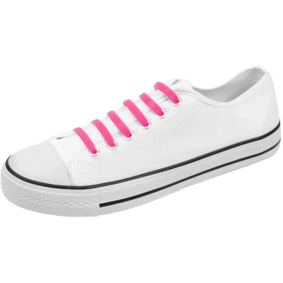 Afbeelding van Elastische schoenveters Nooit meer veters strikken Kleur: Roze 2x8 stuks