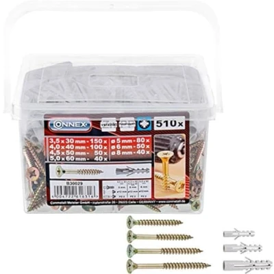 Afbeelding van CONNEX B30029 Uni Screws in emmer 3,5x30 a850