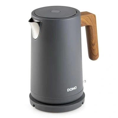 Afbeelding van DOMO DO9268WK Waterkoker &#039;Wood You&#039; 1,7 L mat grijs
