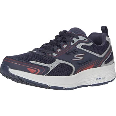 Afbeelding van Skechers Performance GO RUN Consistent Hardloopschoenen neutraal, Heren, Maat: 42, Navy/red Textiel/ synthetisch