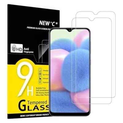 Afbeelding van NEW&#039;C 2 Stuks, Screen Protector voor Samsung Galaxy A30s, A40s, Gehard Glass Schermbeschermer Film 0.33 mm ultra transparant, resistent