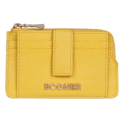 Afbeelding van Bogner Leren Kaarthoes Andermatt Elli Purse Yellow Geel