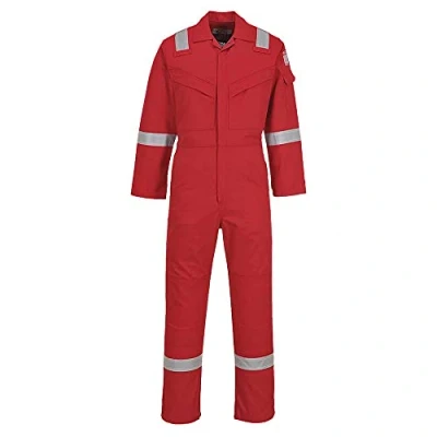 Afbeelding van Aberdeen Vlamvertragende Antistatische Overall maat UK52 EU66, Red