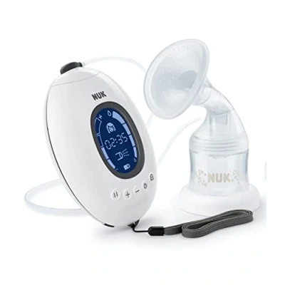 Afbeelding van NUK, Borstkolf, Nature Sense elektrische borstkolf met batterij en LCD scherm