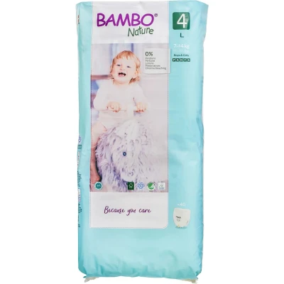 Afbeelding van Bambo Nature Luierbroekjes grootverpakking 40 stuks maat 4