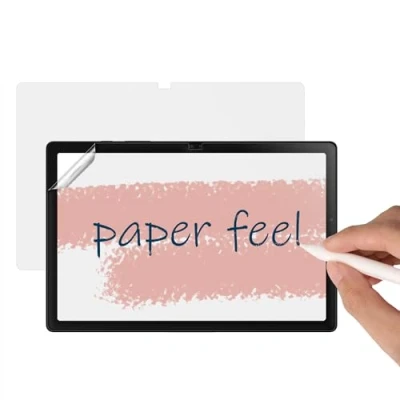 Afbeelding van kwmobile tablet screenprotector geschikt voor Samsung Galaxy Tab A8 10.5 (2021) screen protector Matte krasbestendige beschermfolie Met papiereffect