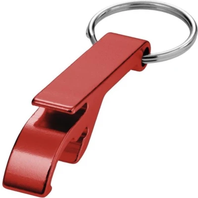 Afbeelding van Knaak Bier Sleutelhanger Bieropener Beer Opener Flesopener Keychain Rood