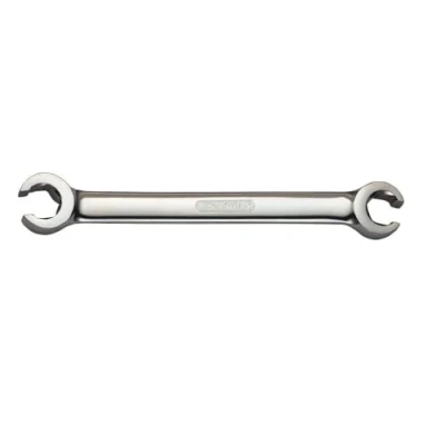 Afbeelding van KS Tools 518.0515 CHROMEplus Open dubbele ringsleutel, gebogen, 13x14mm