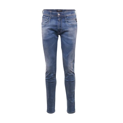 Afbeelding van Replay Anbass Slim Fit Hyperflex Bio herenjeans met stretch, Medium Blue 009, 31W x 34L