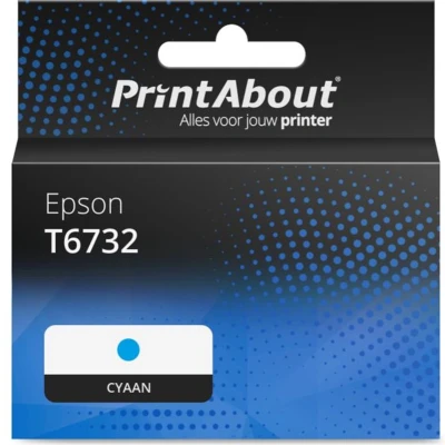Afbeelding van Huismerk Epson T6732 Inktcartridge Cyaan