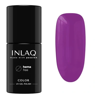 Afbeelding van INLAQ® Gel Nagellak UV LED Verschillende Kleuren Gellak in Pasteltinten Nail Polish Collectie Crazy Rainbow Kleur Eminence 6 ml