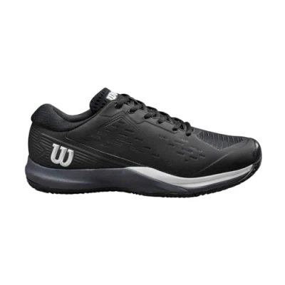 Afbeelding van Wilson Heren Rush Pro Ace Clay Tennisschoen, Zwart/Ombre Blauw/Wit, 7 UK, Zwart Ombre Blauw Wit, 41 EU
