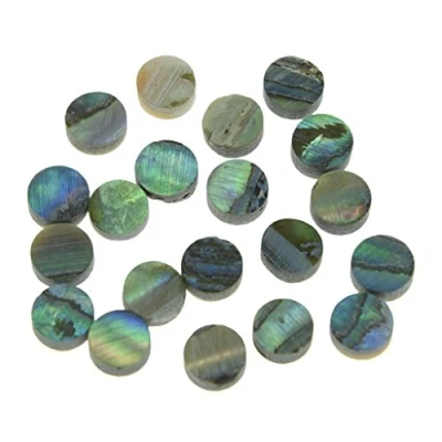 Afbeelding van KAISH 20 stks 6x2mm Gitaar Natuurlijke Moeder van Parel Inlay Vingerbord Fret Dots 5mm Abalone shell