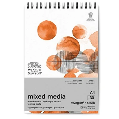 Afbeelding van Winsor &amp; Newton Mixed Media Blok 30 vel 250gr A4